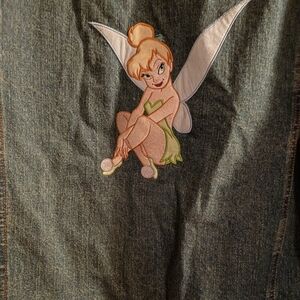 NWOT Disney Tinkerbell Blue Denim Jacket